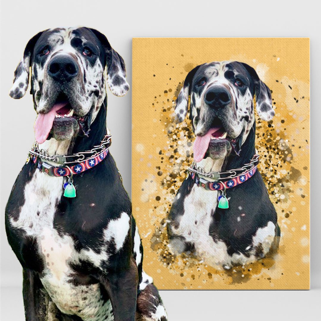 Personalized Pet Art Canvas – Celebrate Your Furry Friends