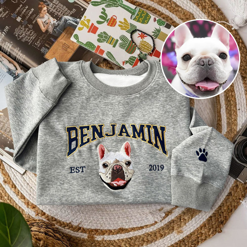 Custom Embroidered Pet  Sweatshirt