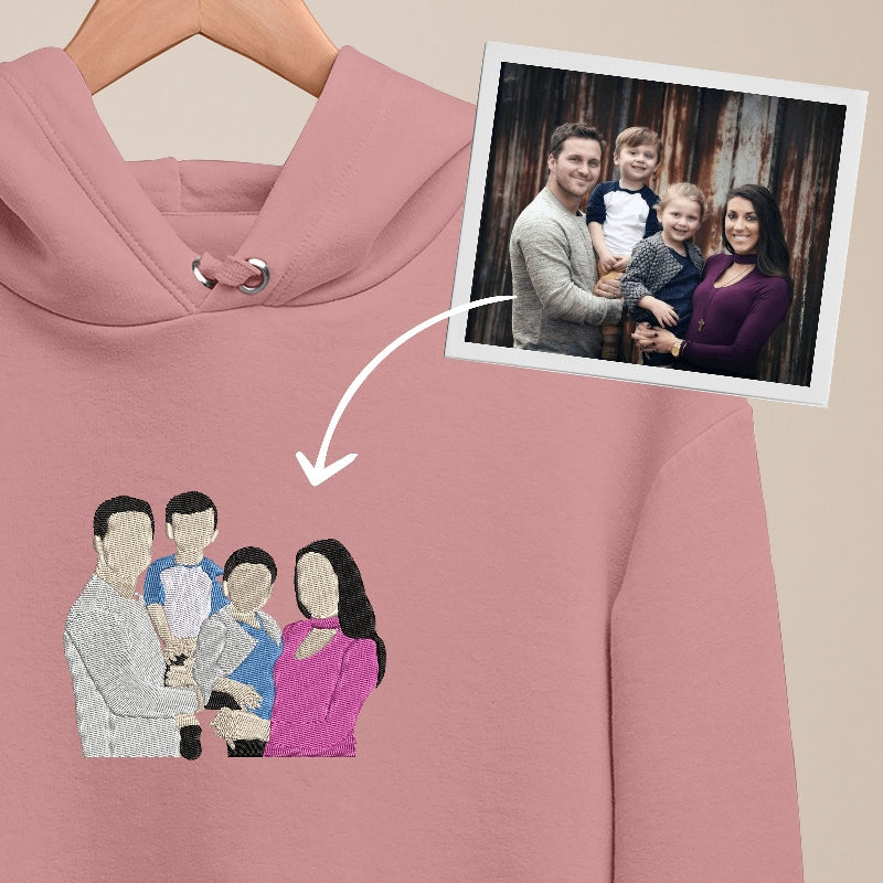 Gifts For Family Custom Embroidered Hoodie Sweatshirt Gifts For Dad