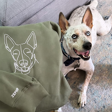 Gifts For Pet Lover Custom Embroidered Sweatshirt and Hoodie